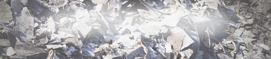 Image of discarded asphalt roofing shingles